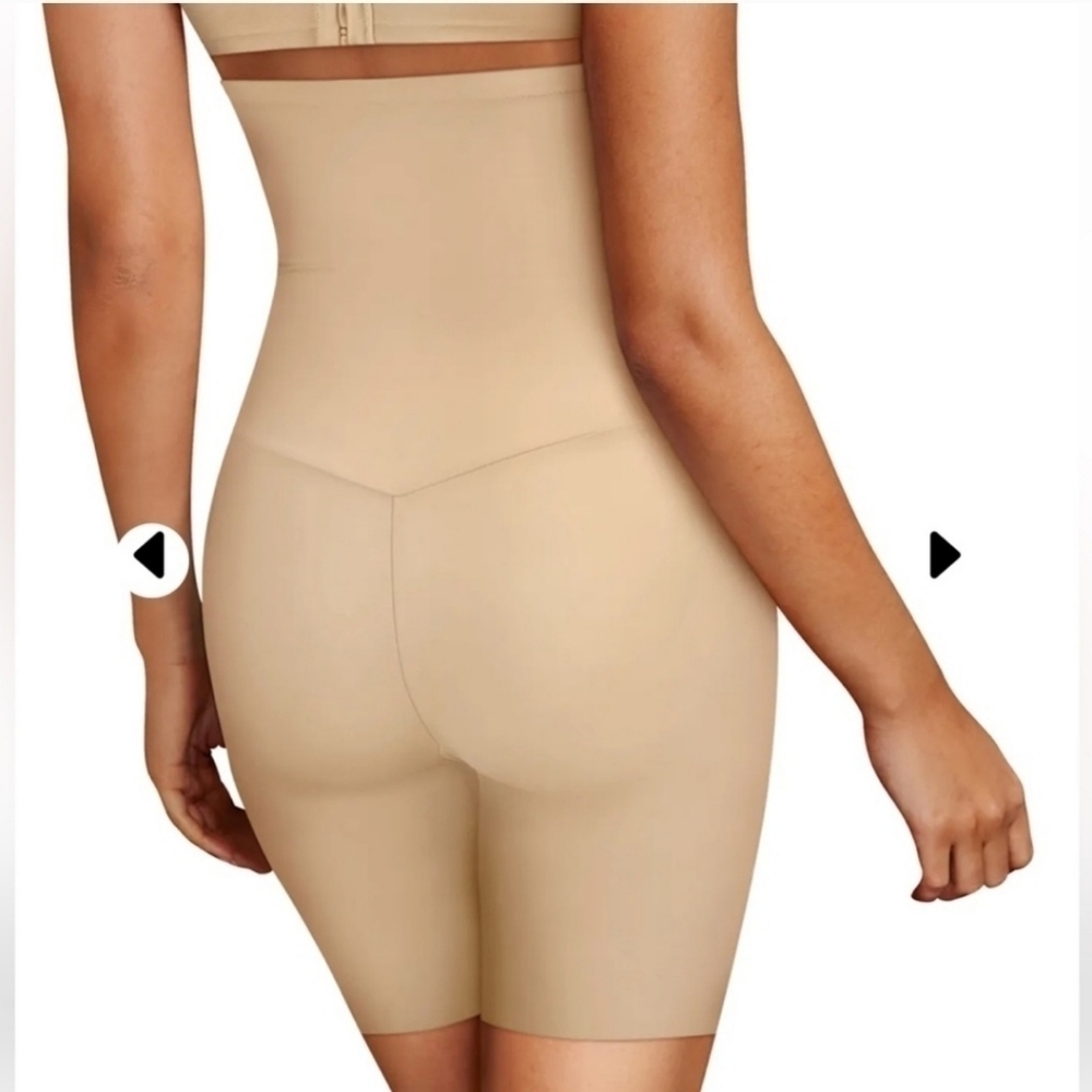 Maidenform High Waist Thigh Slimmer Cool Comfort Shapewear Size Medium - Picture 2 of 5